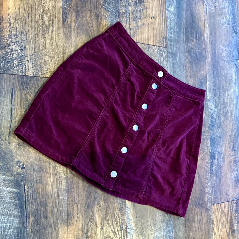 EUC! Brandy Melville velvet mini skirt!